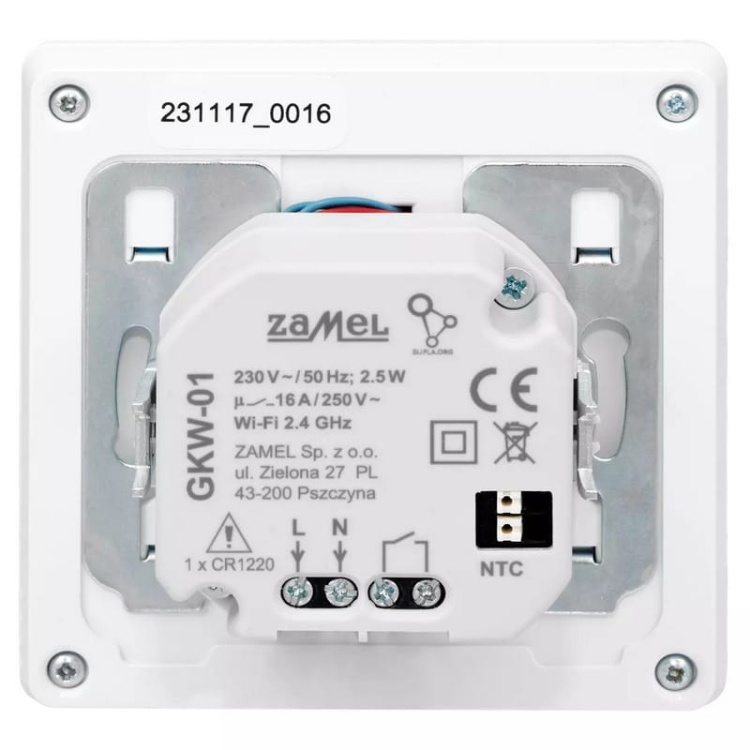 Regulator temperatury WiFi biały Zamel GKW-01 tył.jpg