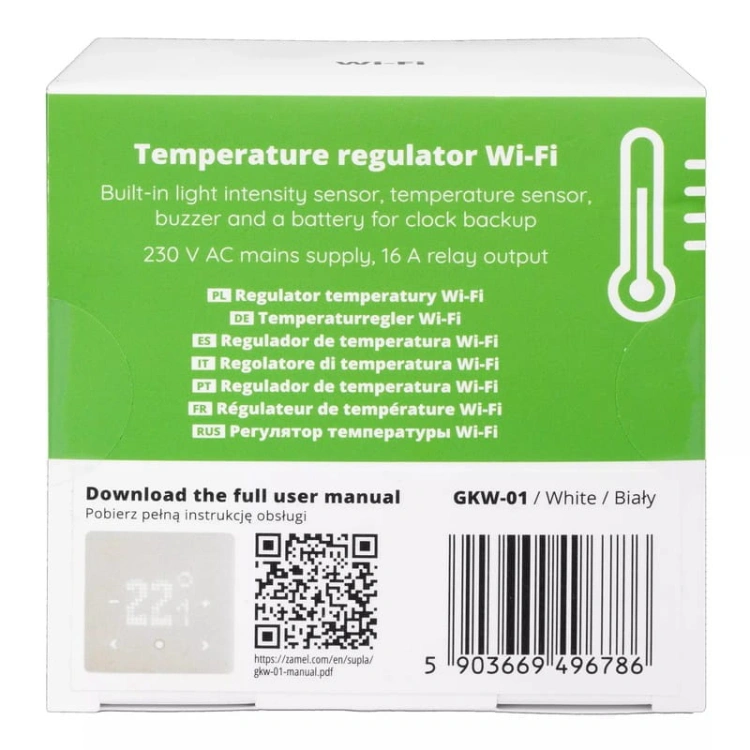 Regulator temperatury WiFi biały Zamel GKW-01 opakowanie tył.jpg