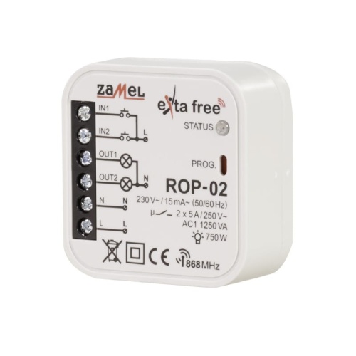 Radiowy odbiornik dopuszkowy 2-kanałowy Zamel ROP-02.jpg