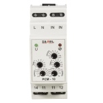 Przekaźnik czasowy 230V AC 10 trybów Zamel PCM-10 front.jpg