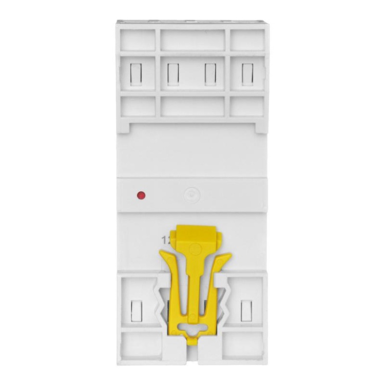 Stycznik modułowy 230V 25A 4NO Zamel STM-25-40 blokada.jpg