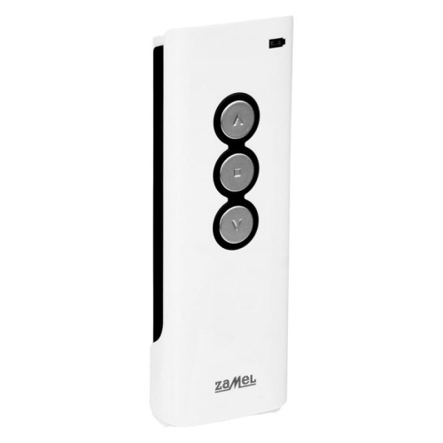 Pilot jednokanałowy do sterowania żaluzjami fasadowymi Zamel P-601.jpg