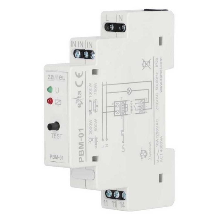 Przekaźnik bistabilny 230V AC Zamel PBM-01.jpg