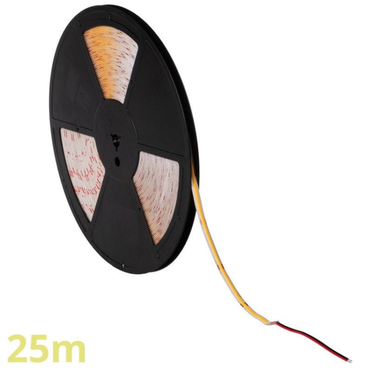 Taśma LED STRIP LCOB 24V 25W biała neutralna 4000K 25m 25000lm IP00 Kanlux 38433