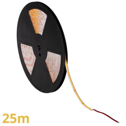 Taśma LED STRIP LCOB 12V 200W biała ciepła 3000K 25m 18000lm IP00 Kanlux 38434