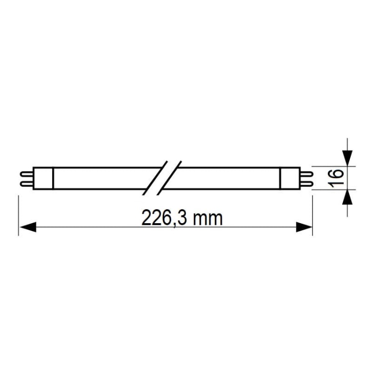 Świetlówka MST TL Mini Super 80 6W 840 G5 8W 310lm 4000K PHILIPS wymiary.jpg