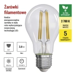 Żarówka E27 LED Filament A60 3,8W b. ciepła 806lm ZF5147 EMOS.jpg
