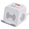 Przedłużacz 2×2P+Z ładowarka indukcyjna i 3xUSB 2m biały kostka EMOS P0212CQ.jpg
