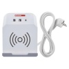 Przedłużacz 2×2P+Z ładowarka indukcyjna i 3xUSB przedłużacz 2m biały kostka EMOS P0212CQ.jpg