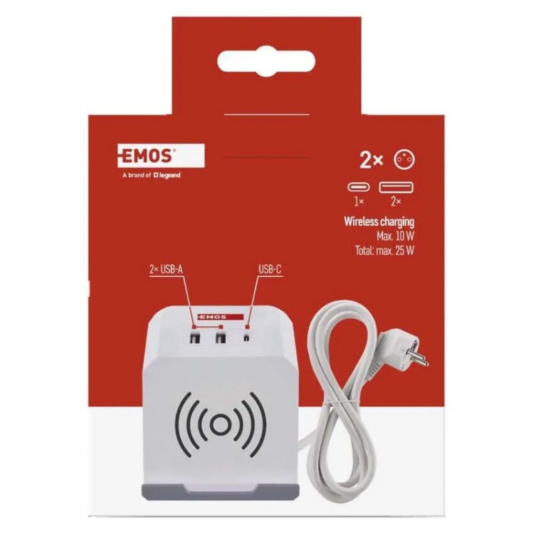 Przedłużacz 2×2P+Z ładowarka indukcyjna i 3xUSB 2m biały kostka EMOS P0212CQ opakowanie tył.jpg