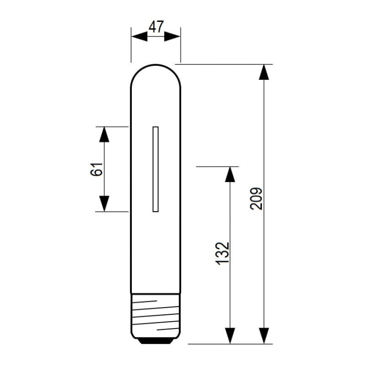 Wysokoprężna lampa sodowa MASTER SON-T PIA Plus 150W E40 SL12 17800lm 2000K PHILIPS wymiary.jpg