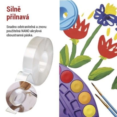  Dwustronna NANO taśma 30 mm / 3 m, przezroczysta