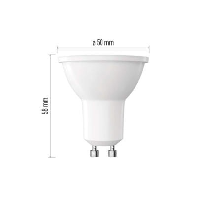 Żarówka LED Classic MR16 / GU10 / 7 W  (60 W) / 806 lm / zimna biel