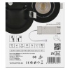 Oprawa punktowa LED GERI 6,5W CCT 700lm 36° czarna EMOS opakowanie tył