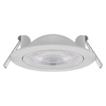 Oprawa punktowa LED GERI 6,5W CCT 700lm 36° biała IP20 EMOS front