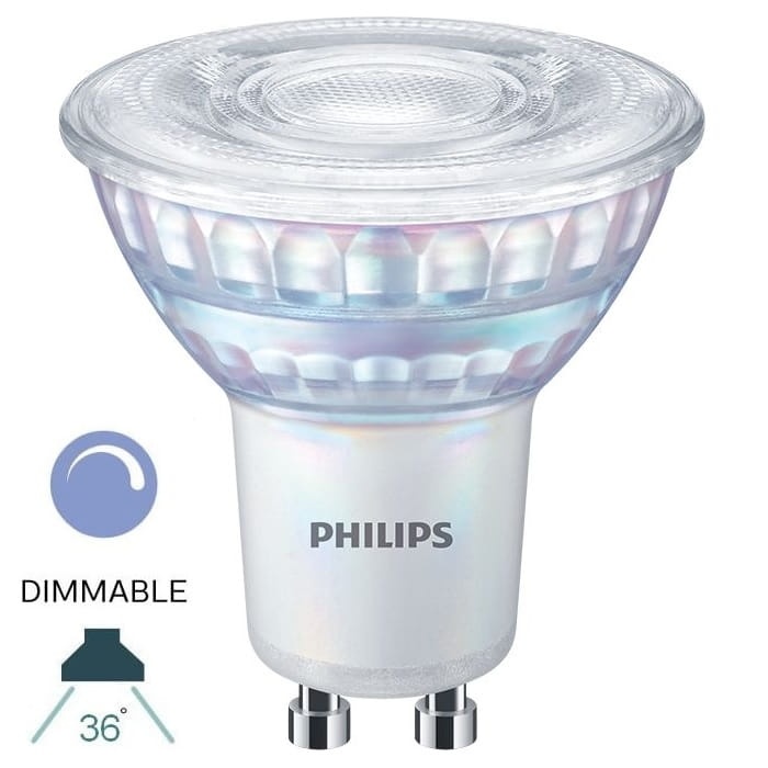 Żarówka LED Philips CorePro LEDspot MV GU10 840 36D DIM biała neutralna 4000K 3W 240lm