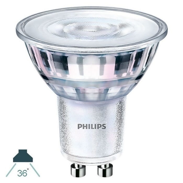 Żarówka LED CorePro LEDspot 4.9-65W GU10 840 36D ND biała neutralna 485lm ściemnialna PHILIPS