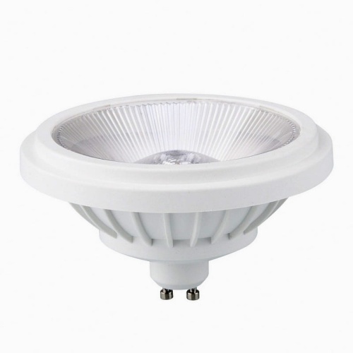 Żarówka LED ES111 GU10 14W b. ciepła 2700K 1200lm 40° biała obudowa Spectrum