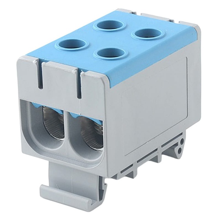 Listwa zaciskowa LZD w korpusie niebieska Cu i Al