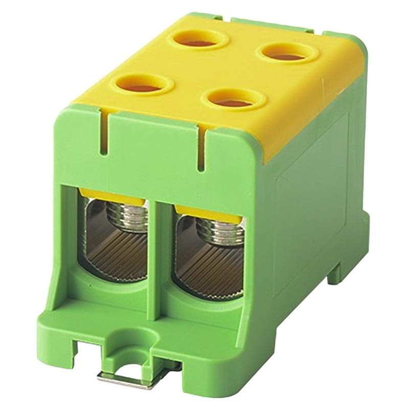 Listwa zaciskowa LZD w korpusie żółto-zielona Cu i Al