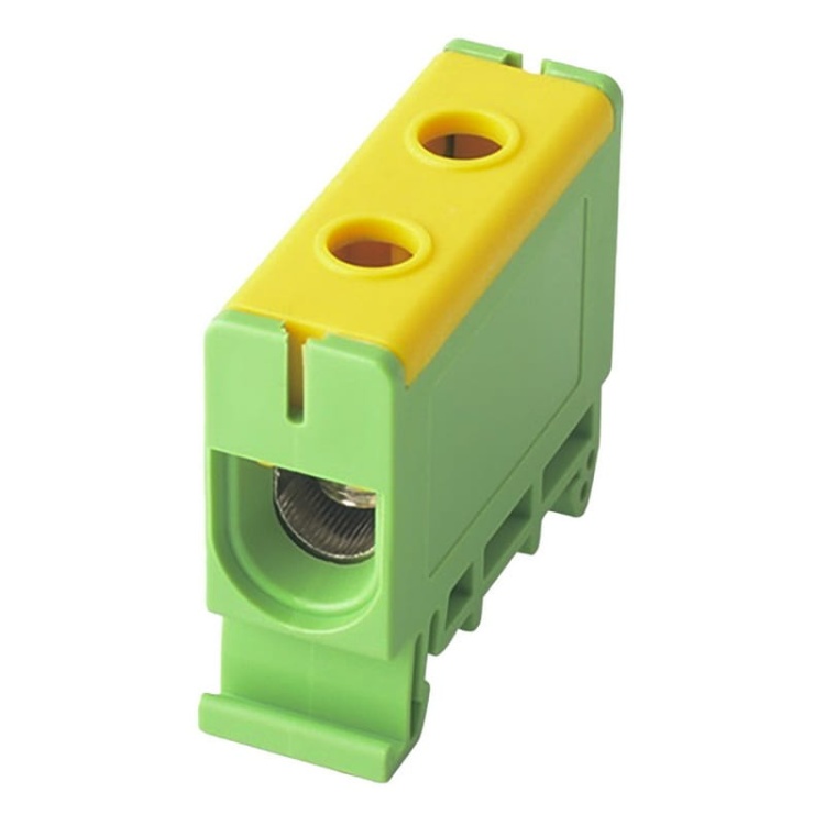 Listwa zaciskowa Cu 2.5-50mm2, Al 6-50mm2 w korpusie żółto-zielona