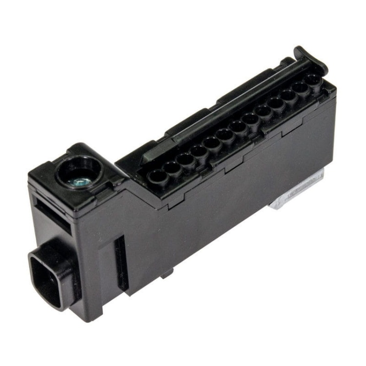 Listwa zaciskowa LZB bezgwintowa 14-torowa 63A czarna Pawbol E.4136C