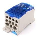 Blok rozdzielczy SPLIT 400A 12 otworów (5x2,5-16mm2 + 4x2,5-10mm2 + 2x6-35mm2 + 1x95-185mm2) Pawbol