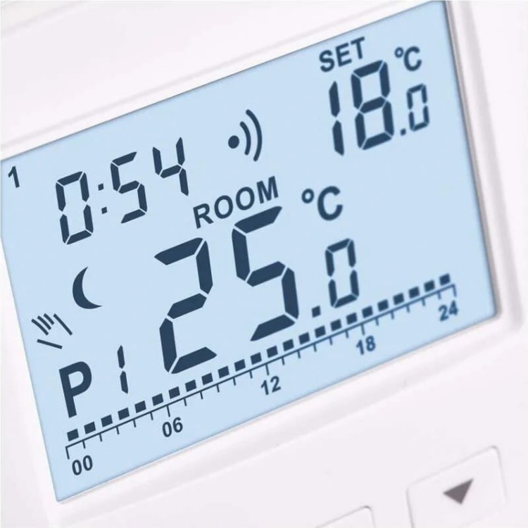 Programowalny termostat pokojowy bezprzewodowy z OpenTherm EMOS P5611OT wyświetlacz