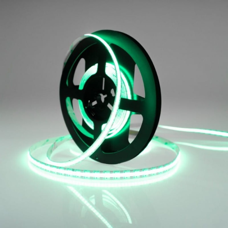 Taśma LED RGB COB 5m 75W 12V 450 na 1m IP20  zielony