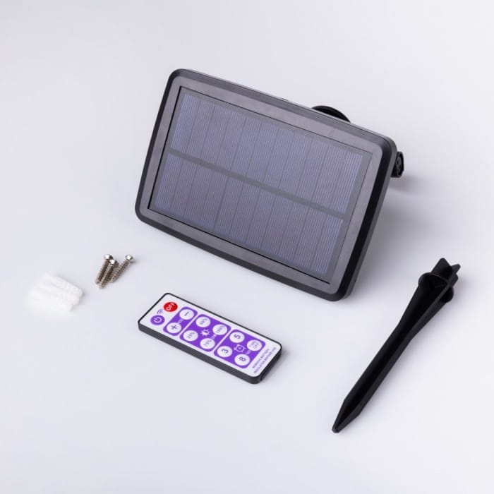Girlanda solarna 10x E27 0,3W 2700K 50lm 10m IP44 Ecolight panel solarny z pilotem
