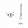 Oprawa uliczna LED PREMIUM 30W 6500K 3900lm IP65 szara Ecolight EC20402 schemat