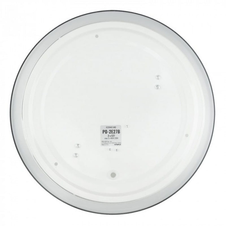 Plafoniera 2xE27 okrągła Ø310mm biała IP20 Ecolight EC20443 ty