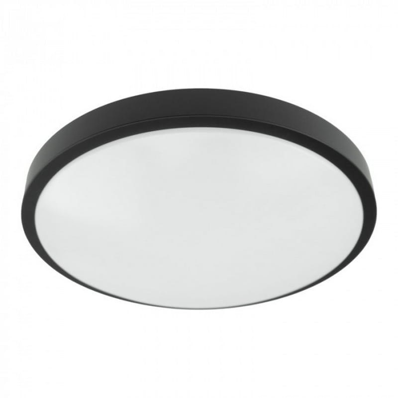 Plafoniera 2x40W E27 okrągła Ø305mm czarna IP20 Ecolight EC20444