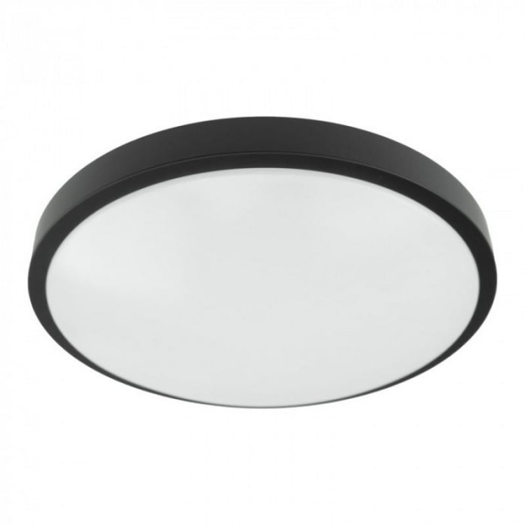 Plafoniera 2x40W E27 okrągła Ø305mm czarna IP20 Ecolight EC20444