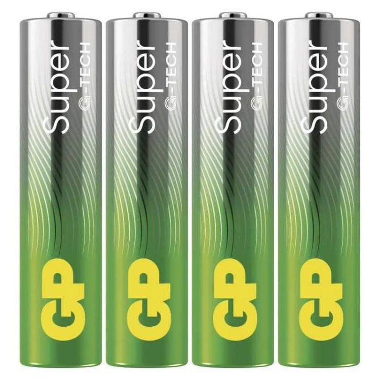 Bateria alkaiczna 1,5V AAA SUPER GP 4 sztuki