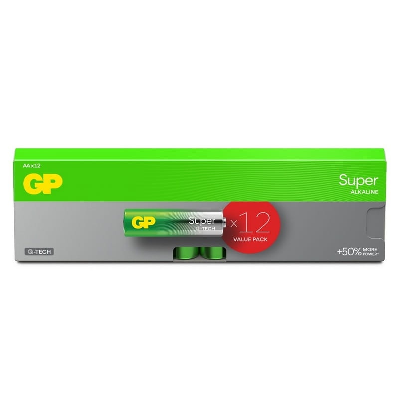 Bateria alkaliczna 1,5V AA SUPER GP 12szt. opakowanie