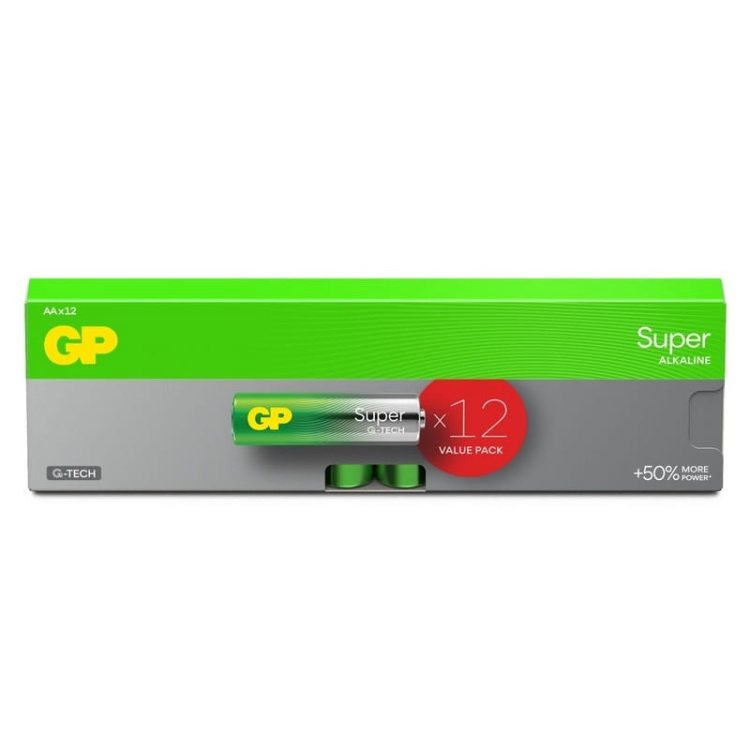 Bateria alkaliczna 1,5V AA SUPER GP 12szt. opakowanie