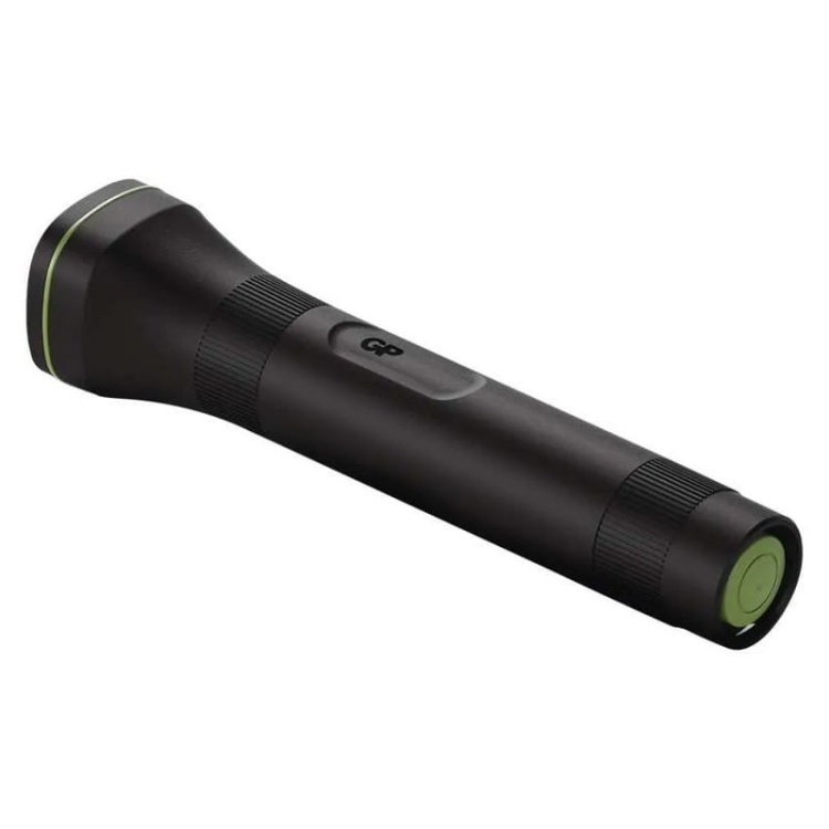 Latarka Everyday C107 LED 70lm 2×AA 45m z zoomem GP P8107 bok