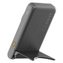 Powerbank Q05B z funkcją ładowania indukcyjnego 5000mAh 20W czarny GP podpórka
