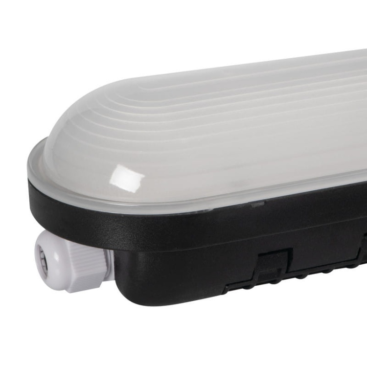 Oprawa pyłoszczelna LED MAH MAX 120cm 38W 6080lm 4000K czarna IP65 Kanlux 38469 zbliżenie