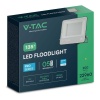 Naświetlacz LED FLOODLIGHT 200W 22960lm 4000K czarny IP65 VT-44201 opakowanie