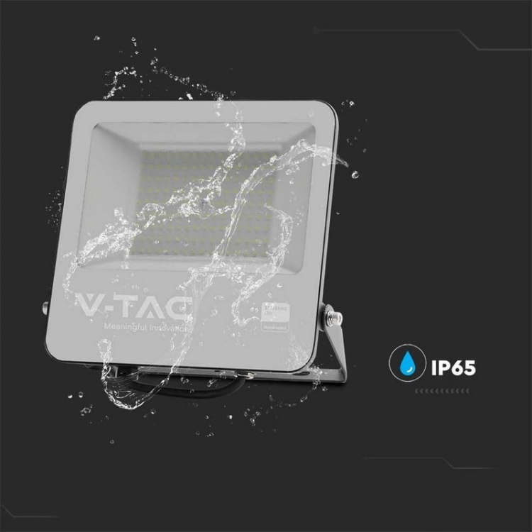 Naświetlacz LED FLOODLIGHT 50W 5740lm 4000K czarny IP65 VT-4455 wodoodporności