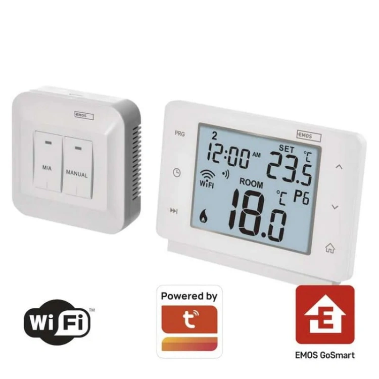 Inteligentny termostat pokojowy bezprzewodowy GoSmart z WiFi EMOS P56211 TUYA