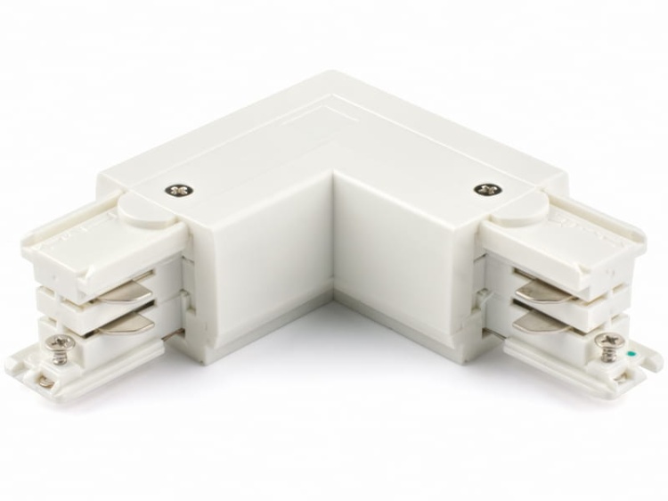 Łącznik kątowy L biały lewy