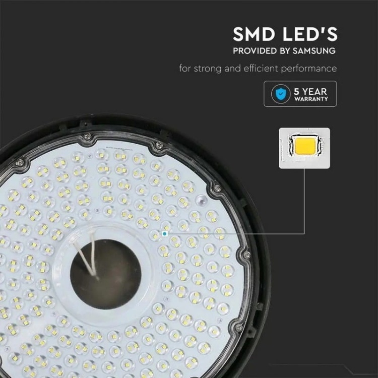 Oprawa LED high bay 100W b.neutralna 4000K 11500lm samsung chip IP65 VT-9-116S smd chip