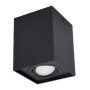 Oprawa natynkowa ORTAL 50W GU10 regulowana czarna kwadrat BEMKO
