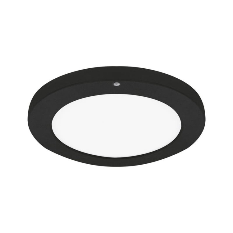 Plafoniera LED OLGIERD C MVS z czujnikiem ruchu 12W 890lm 120° CCT czarna IP20 STRÜHM