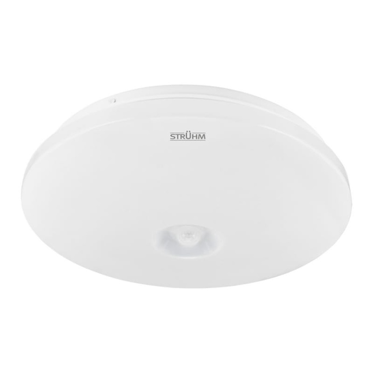Plafoniera LED WINYL LED z czujnikiem ruchu 18W 1260lm 4000K 120° biała IP20 STRÜHM
