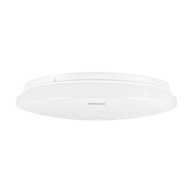 Plafoniera LED WINYL LED z czujnikiem ruchu 18W 1260lm 4000K 120° biała IP20 STRÜHM bok