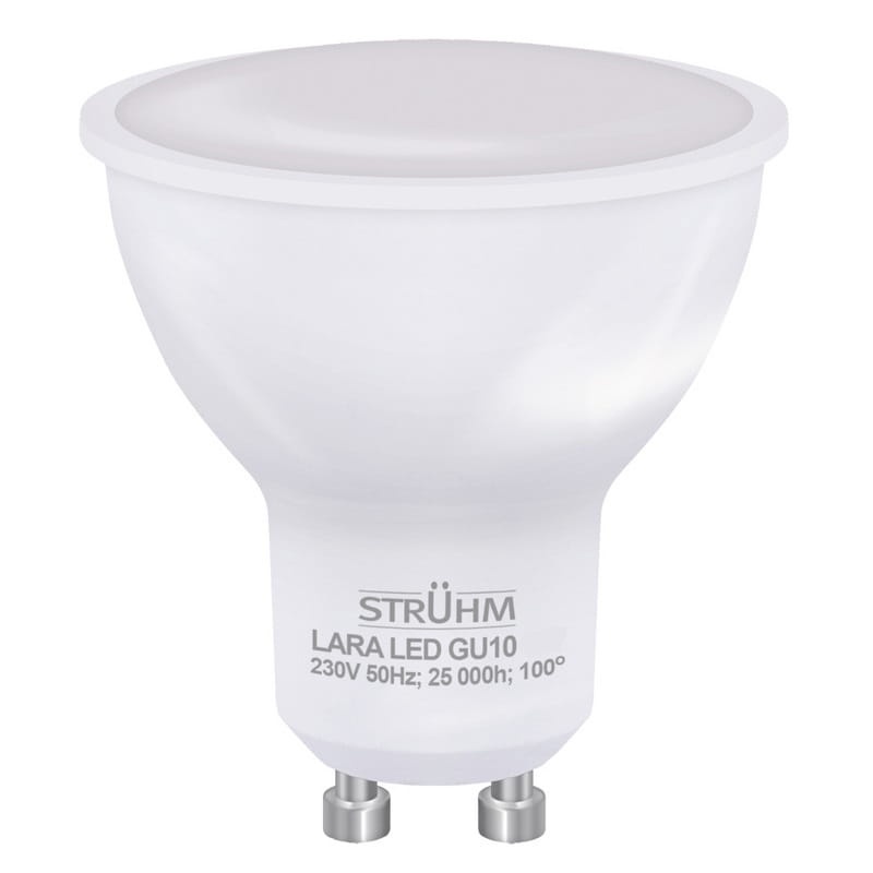 Żarówka LED GU10 LARA 1.5W 135lm biała zimna 6300K 100° STRÜHM